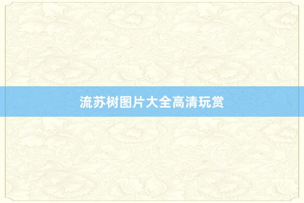流苏树图片大全高清玩赏